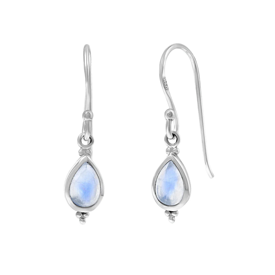 Sterling Silver Moonstone Dangle Earring