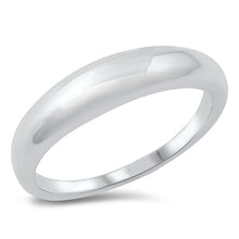 Load image into Gallery viewer, Silver Dome Thin Chunky Ring
