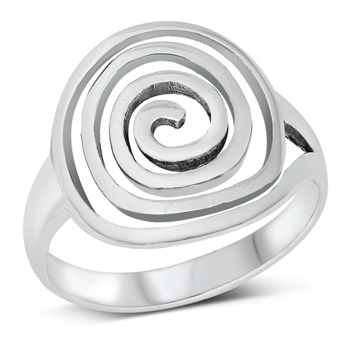 Sterling Silver Spiral Ring