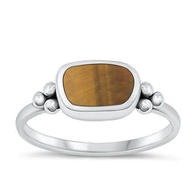 Load image into Gallery viewer, Sterling Silver Tigers Eye Ring
