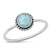 Load image into Gallery viewer, Sterling Silver Larimar Crystal Circle
