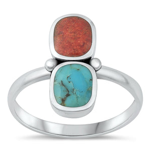 Sterling Silver Gemstone Chakra Ring