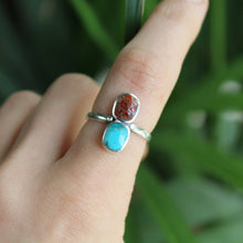 Load image into Gallery viewer, Sterling Silver Gemstone Chakra Ring
