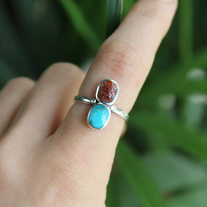 Sterling Silver Gemstone Chakra Ring