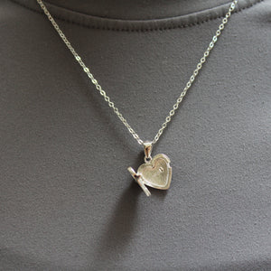 Sterling Silver Locket Heart