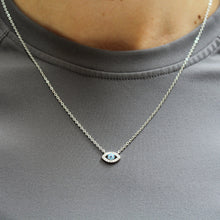 Load image into Gallery viewer, Sterling Silver Evil Eye Jewel
