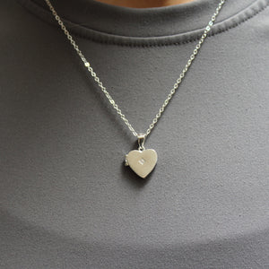 Sterling Silver Locket Heart