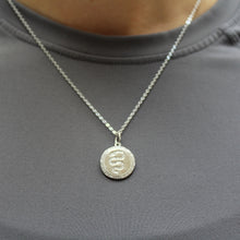 Load image into Gallery viewer, Sterling Silver Snake Jewel Medallion
