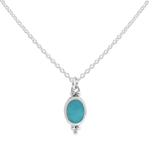 Sterling Silver Turquoise Oval