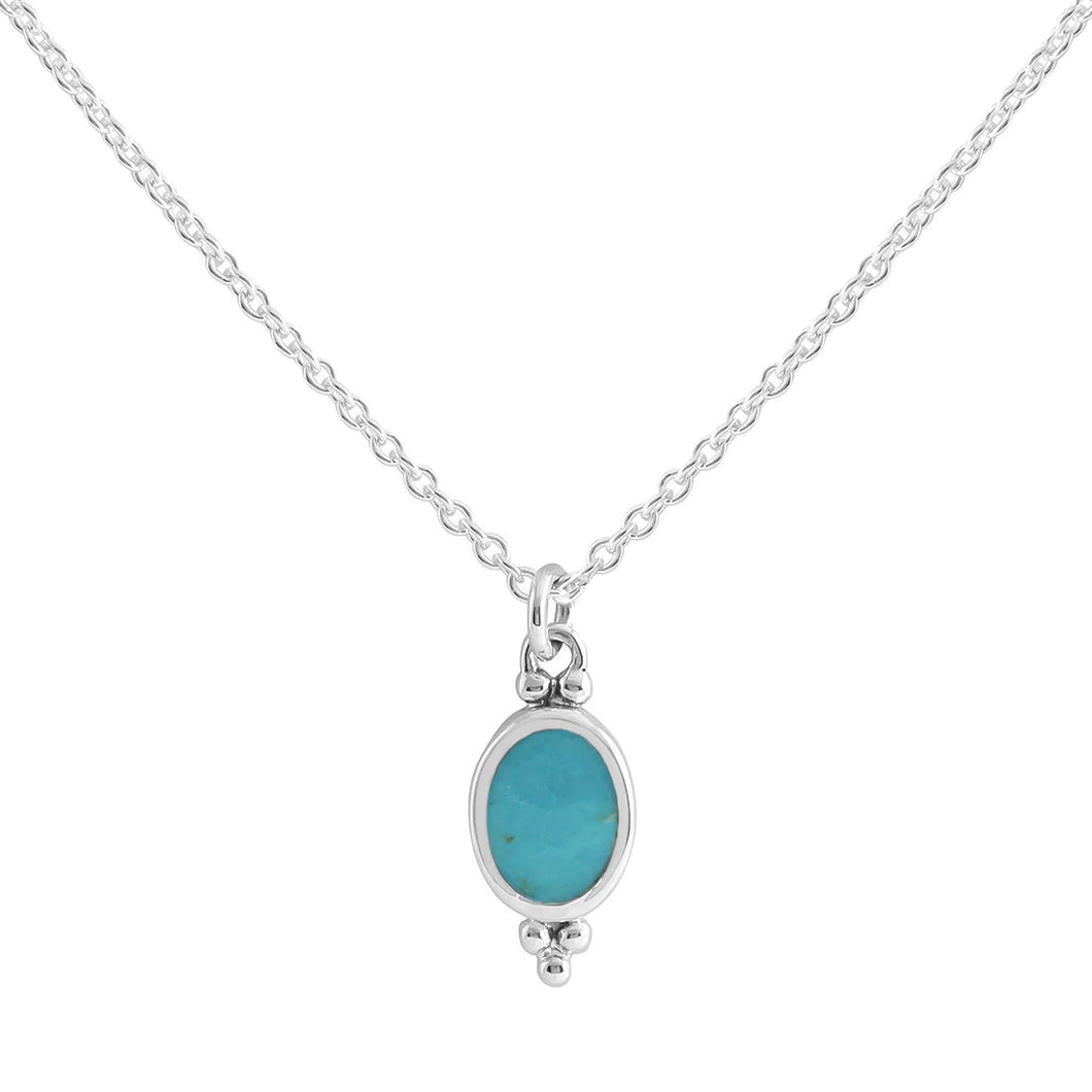 Sterling Silver Turquoise Oval