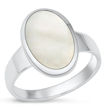 Load image into Gallery viewer, Sterling Silver Mother of Pearl Large Oval
