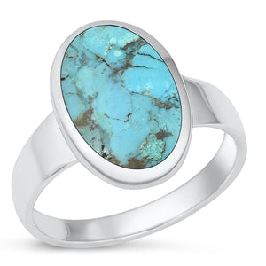 Turquoise Large Oval Ring