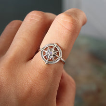 Load image into Gallery viewer, Sterling Silver Compass Moonstone
