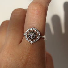 Load image into Gallery viewer, Sterling Silver Compass Moonstone
