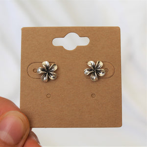 Sterling Silver Hawaiian Plumeria Flower