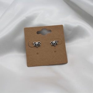 Sterling Silver Lotus Flower Studs