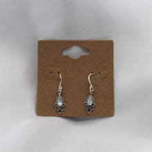 Load image into Gallery viewer, Sterling Silver Teardrop Mother Of Pearl Dangle Earring
