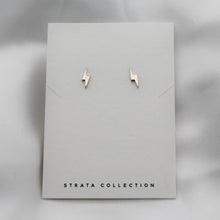 Load image into Gallery viewer, Sterling Silver Lightning Bolt Studs
