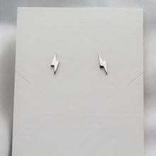 Load image into Gallery viewer, Sterling Silver Lightning Bolt Studs
