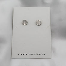 Load image into Gallery viewer, Sterling Silver Circle Concave Studs
