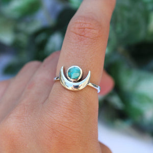 Turquoise Horn Ring