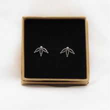 Load image into Gallery viewer, Sterling Silver Bali Petal Studs
