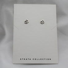 Load image into Gallery viewer, Sterling Silver Om Sign Studs
