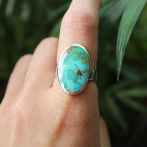 Turquoise X-Large Oval Ring