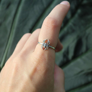 Sterling Silver Spider Ring