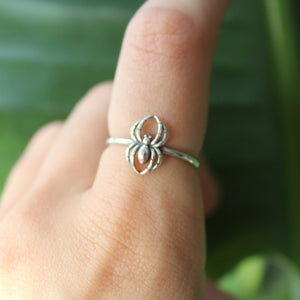 Sterling Silver Spider Ring