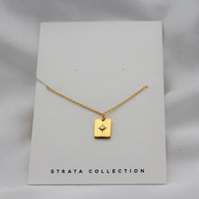 Load image into Gallery viewer, 18K Gold Vermeil Star and Moon Reversible Necklace
