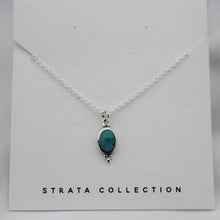 Load image into Gallery viewer, Sterling Silver Turquoise Oval
