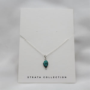 Sterling Silver Turquoise Oval