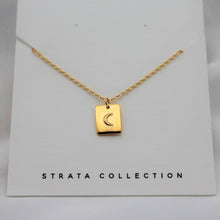 Load image into Gallery viewer, 18K Gold Vermeil Star and Moon Reversible Necklace
