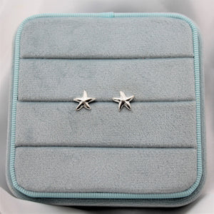 Sterling Silver Starfish Studs