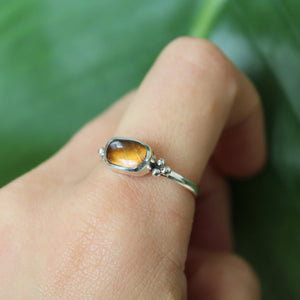 Sterling Silver Tigers Eye Ring