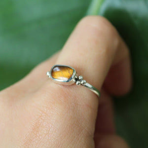 Sterling Silver Tigers Eye Ring