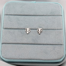 Load image into Gallery viewer, Sterling Silver Fern Leaf Studs
