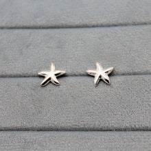 Load image into Gallery viewer, Sterling Silver Starfish Studs
