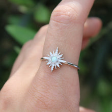 Load image into Gallery viewer, Sterling Silver Opal North Star Ring
