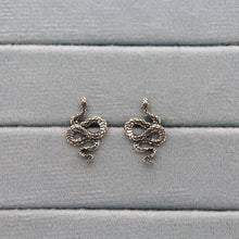 Load image into Gallery viewer, Sterling Silver Snake Wiggle Studs
