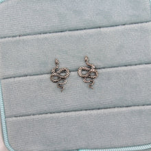 Load image into Gallery viewer, Sterling Silver Snake Wiggle Studs
