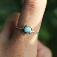 Load image into Gallery viewer, Sterling Silver Larimar Crystal Circle
