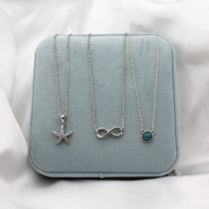 Sterling Silver Starfish Jewel Necklace