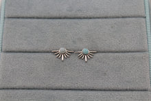 Load image into Gallery viewer, Sterling Silver Larimar Sunset Stud
