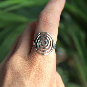 Sterling Silver Spiral Ring